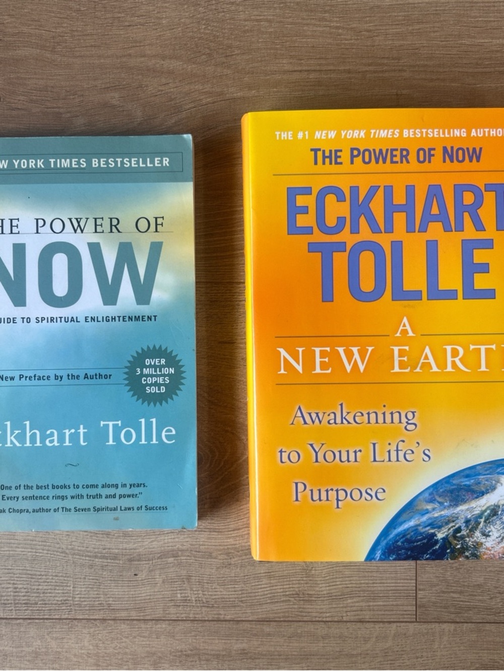 Eckhart Tolle Books - The Power of Now & A New Earth